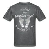 Dad Guardian Angel Gildan Ultra Cotton Adult T-Shirt (CK1358) - deep heather