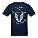 Dad Guardian Angel Gildan Ultra Cotton Adult T-Shirt (CK1358) - navy