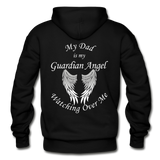 Dad Guardian Angel Gildan Heavy Blend Adult Hoodie (CK1359) - black