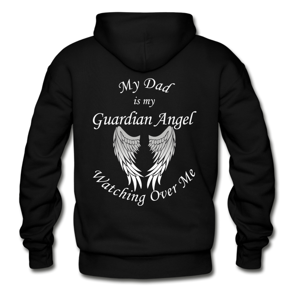 Dad Guardian Angel Gildan Heavy Blend Adult Hoodie (CK1359) - black