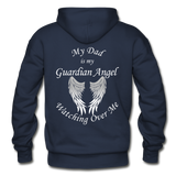 Dad Guardian Angel Gildan Heavy Blend Adult Hoodie (CK1359) - navy