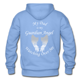 Dad Guardian Angel Gildan Heavy Blend Adult Hoodie (CK1359) - carolina blue