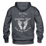 Dad Guardian Angel Gildan Heavy Blend Adult Hoodie (CK1359) - charcoal gray