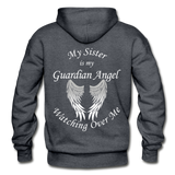 Sister Guardian Angel Gildan Heavy Blend Adult Hoodie - charcoal gray