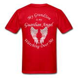 GrandSon Guardian Angel Gildan Ultra Cotton Adult T-Shirt (CK1361) - red
