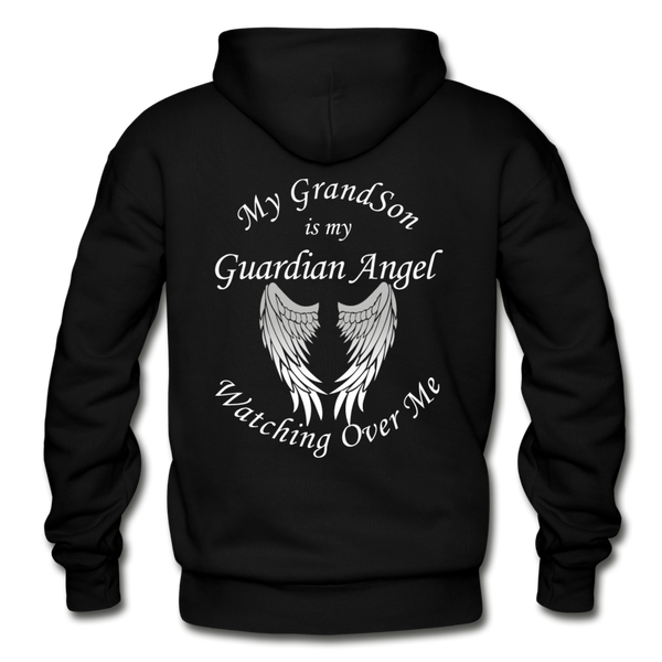 GrandSon Guardian Angel Gildan Heavy Blend Adult Hoodie (CK1362) - black