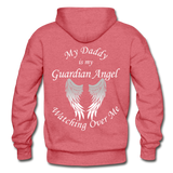 Daddy Guardian Angel Gildan Heavy Blend Adult Hoodie (CK1364) - heather red