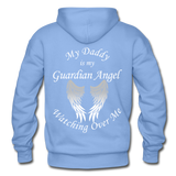 Daddy Guardian Angel Gildan Heavy Blend Adult Hoodie (CK1364) - carolina blue