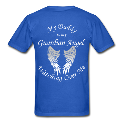 Daddy Guardian Angel Gildan Ultra Cotton Adult T-Shirt (CK1363) - royal blue