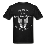 Daddy Guardian Angel Gildan Ultra Cotton Adult T-Shirt (CK1363) - black