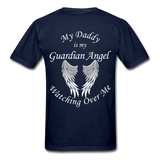 Daddy Guardian Angel Gildan Ultra Cotton Adult T-Shirt (CK1363) - navy