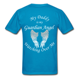 Daddy Guardian Angel Gildan Ultra Cotton Adult T-Shirt (CK1363) - turquoise