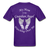 Mom Guardian Angel Gildan Ultra Cotton Adult T-Shirt (CK1368) - purple