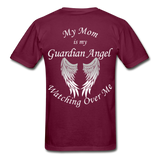 Mom Guardian Angel Gildan Ultra Cotton Adult T-Shirt (CK1368) - burgundy