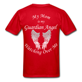 Mom Guardian Angel Gildan Ultra Cotton Adult T-Shirt (CK1368) - red