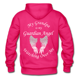Grandpa Guardian Angel Gildan Heavy Blend Adult Hoodie (Ck1371) - fuchsia