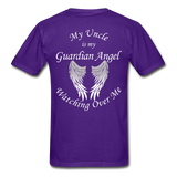 Uncle Guardian Angel Gildan Ultra Cotton Adult T-Shirt (CK1372) - purple