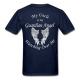 Uncle Guardian Angel Gildan Ultra Cotton Adult T-Shirt (CK1372) - navy
