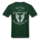 Uncle Guardian Angel Gildan Ultra Cotton Adult T-Shirt (CK1372) - forest green