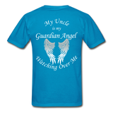 Uncle Guardian Angel Gildan Ultra Cotton Adult T-Shirt (CK1372) - turquoise