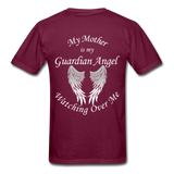 Mother Guardian Angel Gildan Ultra Cotton Adult T-Shirt (CK1374_ - burgundy
