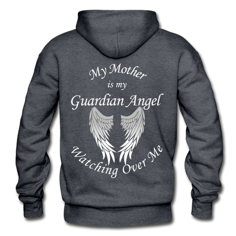 Mother Guardian Angel Gildan Heavy Blend Adult Hoodie (CK1375) - charcoal gray