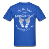 Husband Guardian Gildan Ultra Cotton Adult T-Shirt (Ck1376) - royal blue
