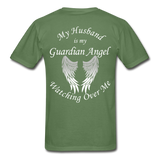 Husband Guardian Gildan Ultra Cotton Adult T-Shirt (Ck1376) - military green