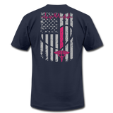 Medical Assistant Flag Men's Jersey T-Shirt (CK1245) - navy
