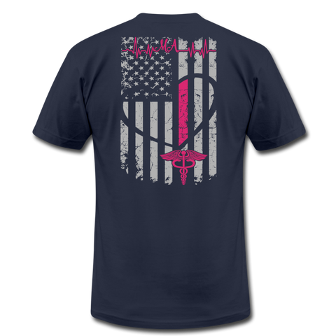 Medical Assistant Flag Men's Jersey T-Shirt (CK1245) - navy