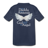 Daddy Amazing Angel Kids' Premium T-Shirt (CK1381) - navy