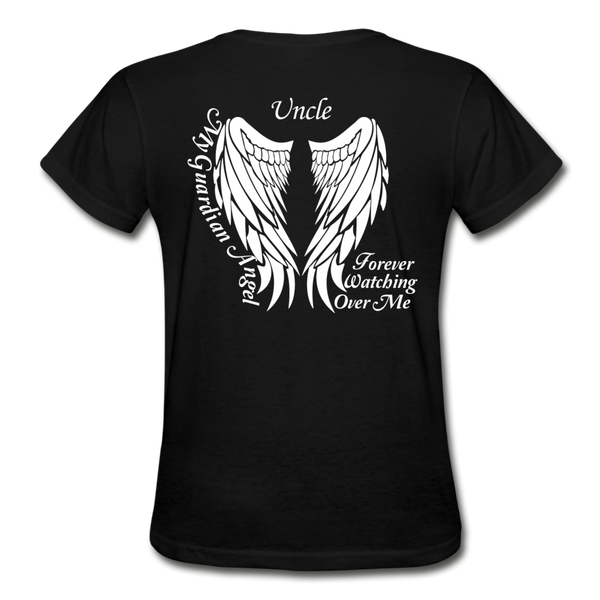 Uncle Guardian Angel Gildan Ultra Cotton Ladies T-Shirt (CK1383) - black