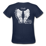 Uncle Guardian Angel Gildan Ultra Cotton Ladies T-Shirt (CK1383) - navy