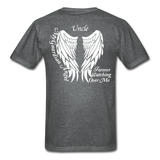 Uncle Guardian Angel Gildan Ultra Cotton Adult T-Shirt (CK1383) - deep heather