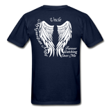 Uncle Guardian Angel Gildan Ultra Cotton Adult T-Shirt (CK1383) - navy