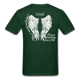 Uncle Guardian Angel Gildan Ultra Cotton Adult T-Shirt (CK1383) - forest green