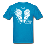Uncle Guardian Angel Gildan Ultra Cotton Adult T-Shirt (CK1383) - turquoise