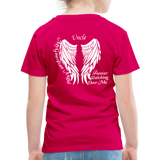 Uncle Guardian Angel Toddler Premium T-Shirt (CK1384) - dark pink