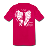 Uncle Guardian Angel Kids' Premium T-Shirt (CK1384) - dark pink