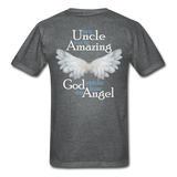 Uncle Amazing Angel Gildan Ultra Cotton Adult T-Shirt (CK1386) - deep heather