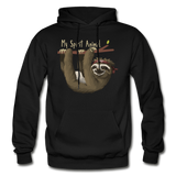 Sloth My Spirit Animal Gildan Heavy Blend Adult Hoodie (CK1391) - black