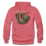 Sloth My Spirit Animal Gildan Heavy Blend Adult Hoodie (CK1391) - heather red