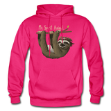 Sloth My Spirit Animal Gildan Heavy Blend Adult Hoodie (CK1391) - fuchsia