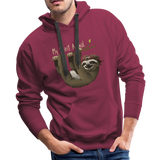 Sloth My Spirit Animal Men’s Premium Hoodie (CK1392) - burgundy