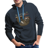 Sloth My Spirit Animal Men’s Premium Hoodie (CK1392) - navy