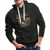 Sloth My Spirit Animal Men’s Premium Hoodie (CK1392) - charcoal gray