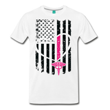 Nurse Flag Men's Premium T-Shirt (Ck1393) - white