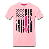 Nurse Flag Men's Premium T-Shirt (Ck1393) - pink