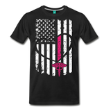 Nurse Flag Flag Men's Premium T-Shirt (CK1394) - black