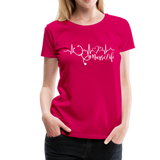 #Nurselife Women’s Premium T-Shirt (CK1396) - dark pink